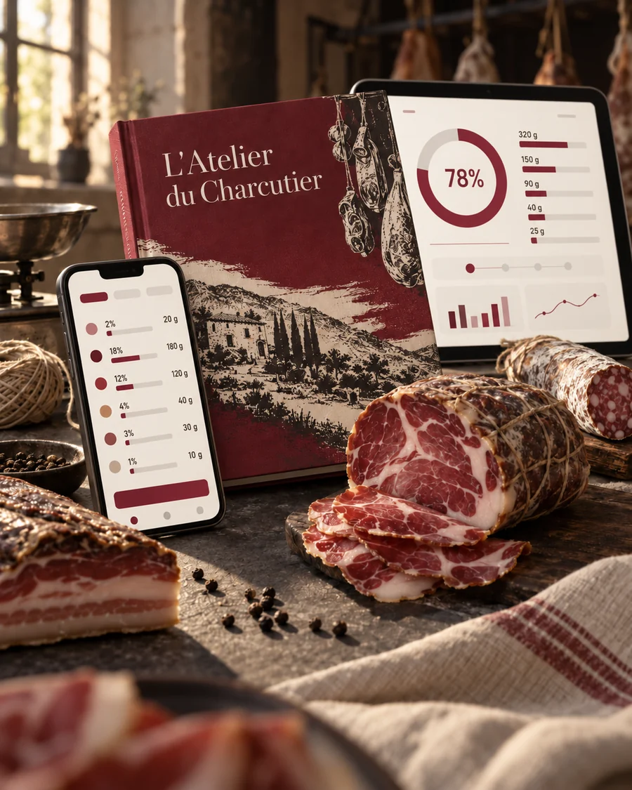 L'Atelier du Charcutier : le guide, l'application sur iPhone et le suivi sur iPad